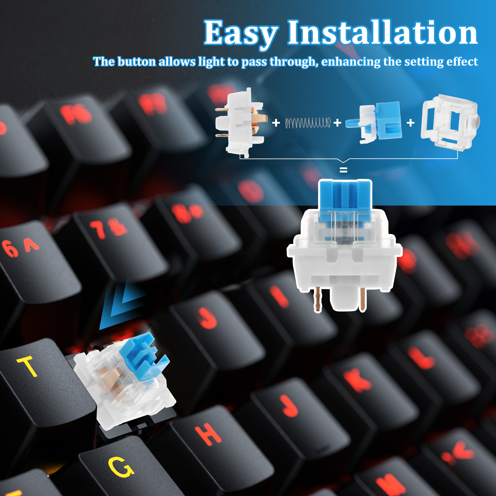 150Pcs Switch Replacement 3 PI - Gaming Keyboard Types avis et prix