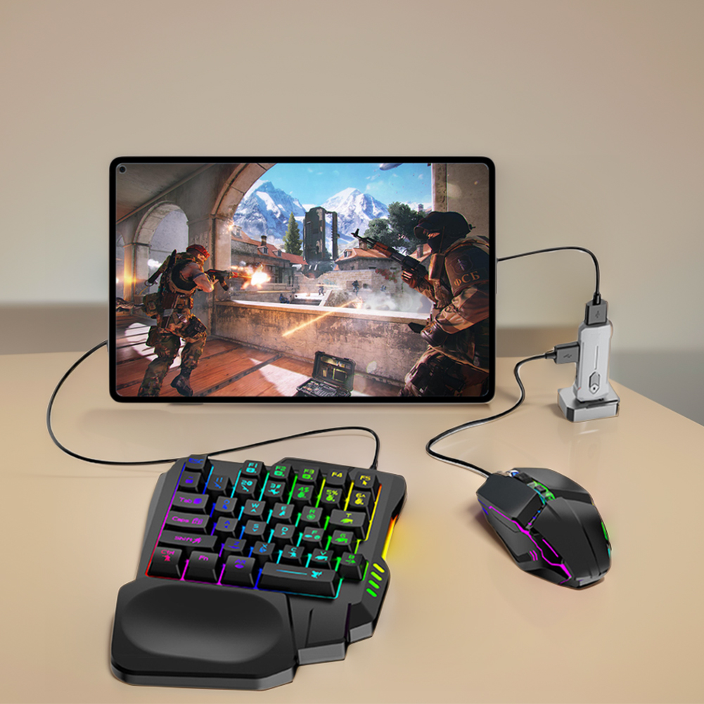 5 in 1 Mobile Game Converter K - Gaming Keyboard Mobile avis et prix