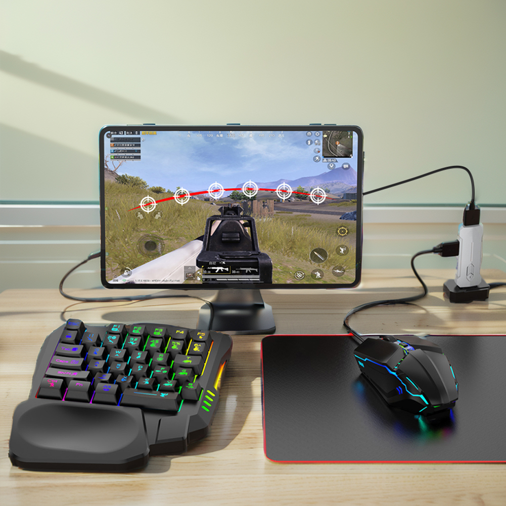 5 in 1 Mobile Game Converter K - Gaming Keyboard Mobile avis et prix