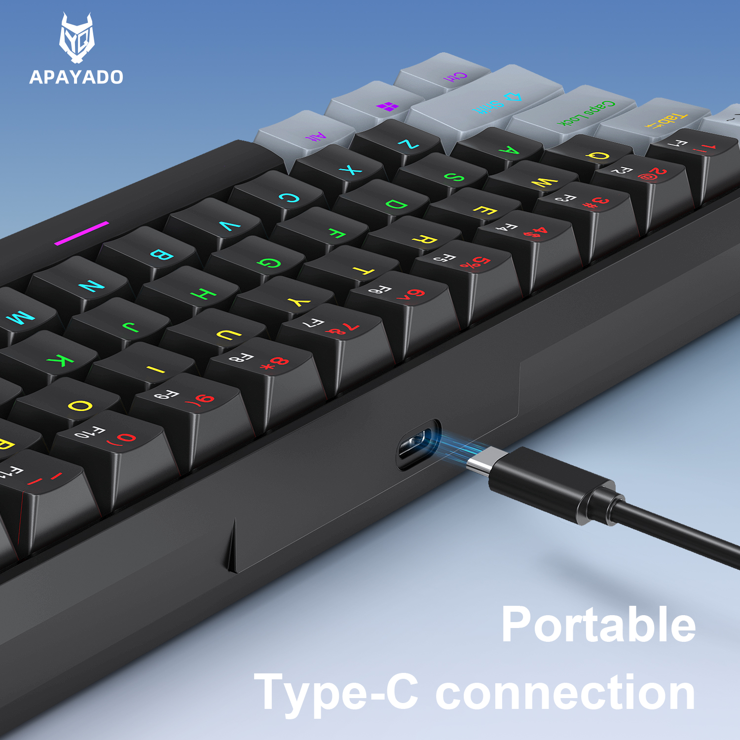 K61 Wired Mechanical Gaming Ke - Keyboard Gaming Transparent avis et prix