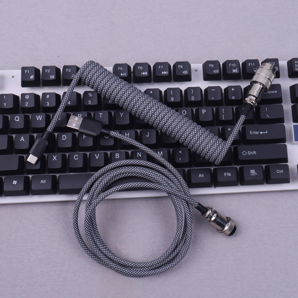Coiled Cable Keyboard USB Type - Gaming Keyboard Types avis et prix