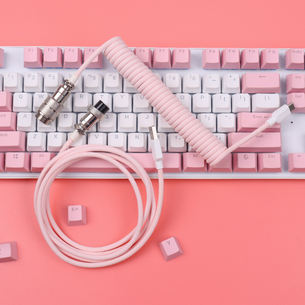 Coiled Cable Keyboard USB Type - Gaming Keyboard Types avis et prix