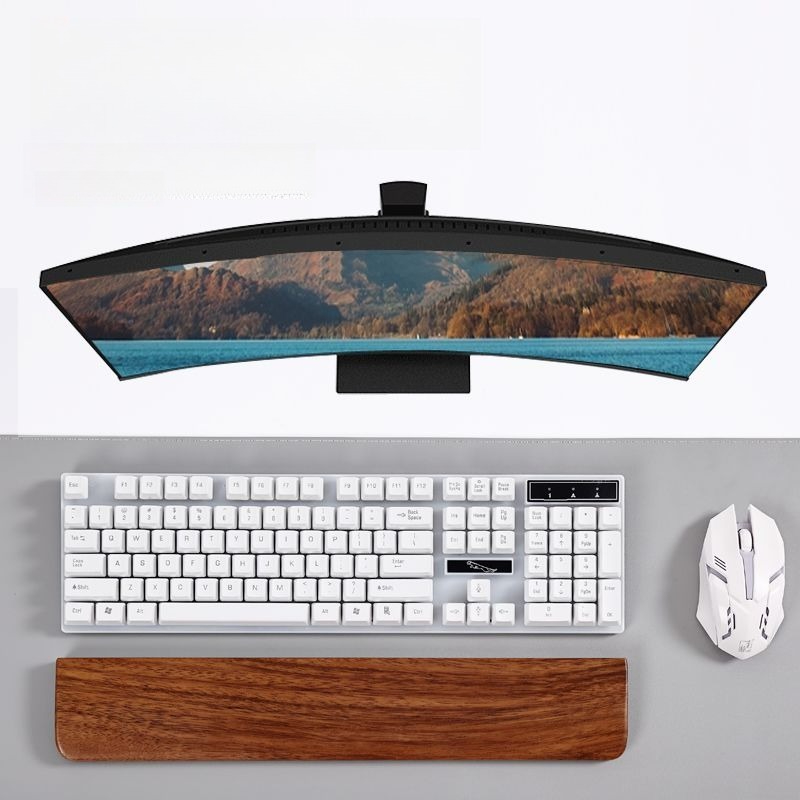 Solid Wood Keyboard Palm Rest  - Wrist Rest Wood avis et prix