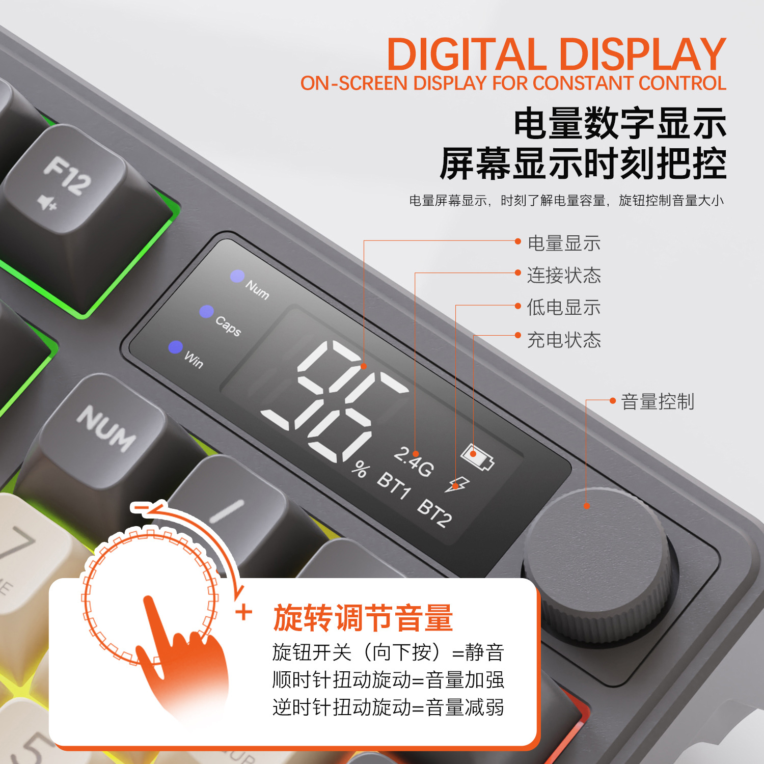 Hot Free Wolf T96 Wireless Dua - Gaming Keyboard Bluetooth avis et prix