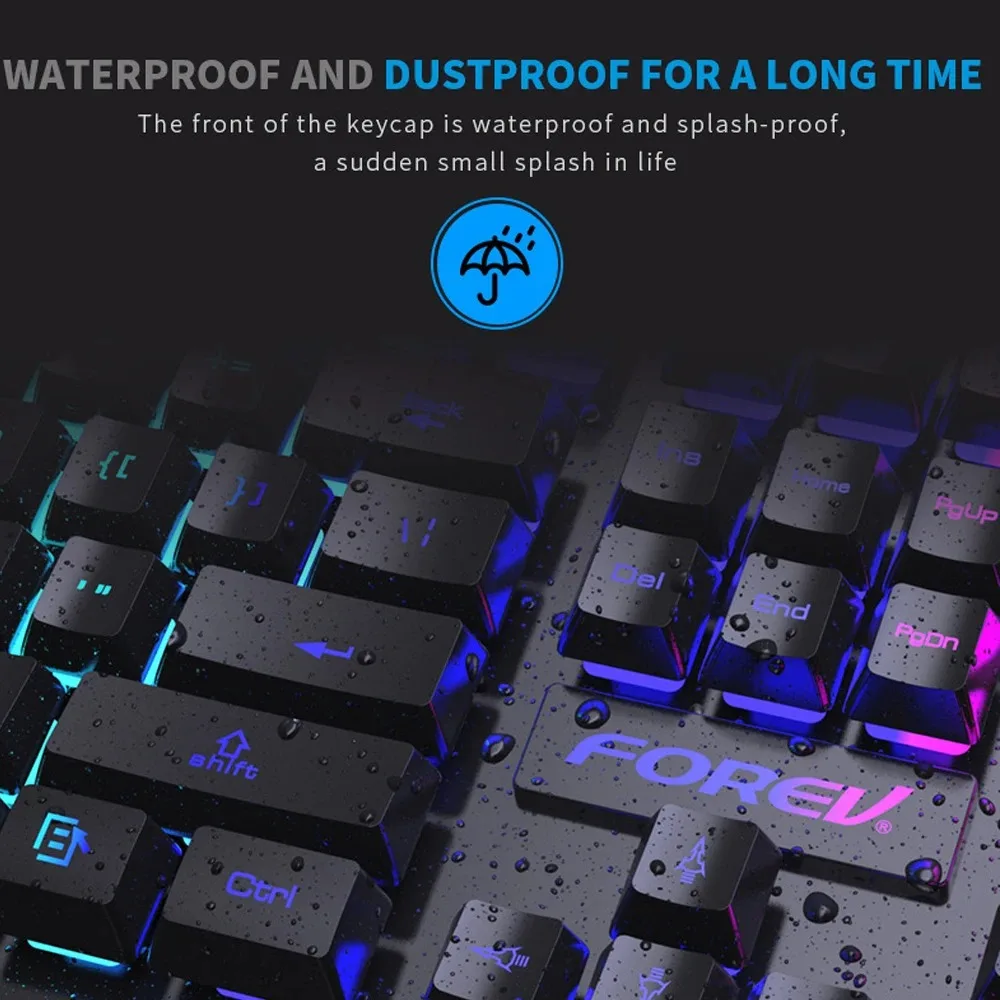 104 key Backlit Mechanical Key - Keyboard Mouse Bundle Gaming avis et prix