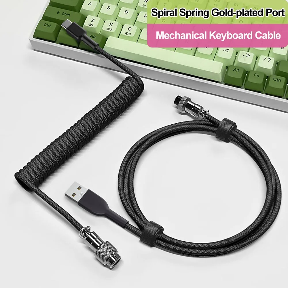Aviator Coiled Keyboard Cable, - Gaming Keyboard Types avis et prix
