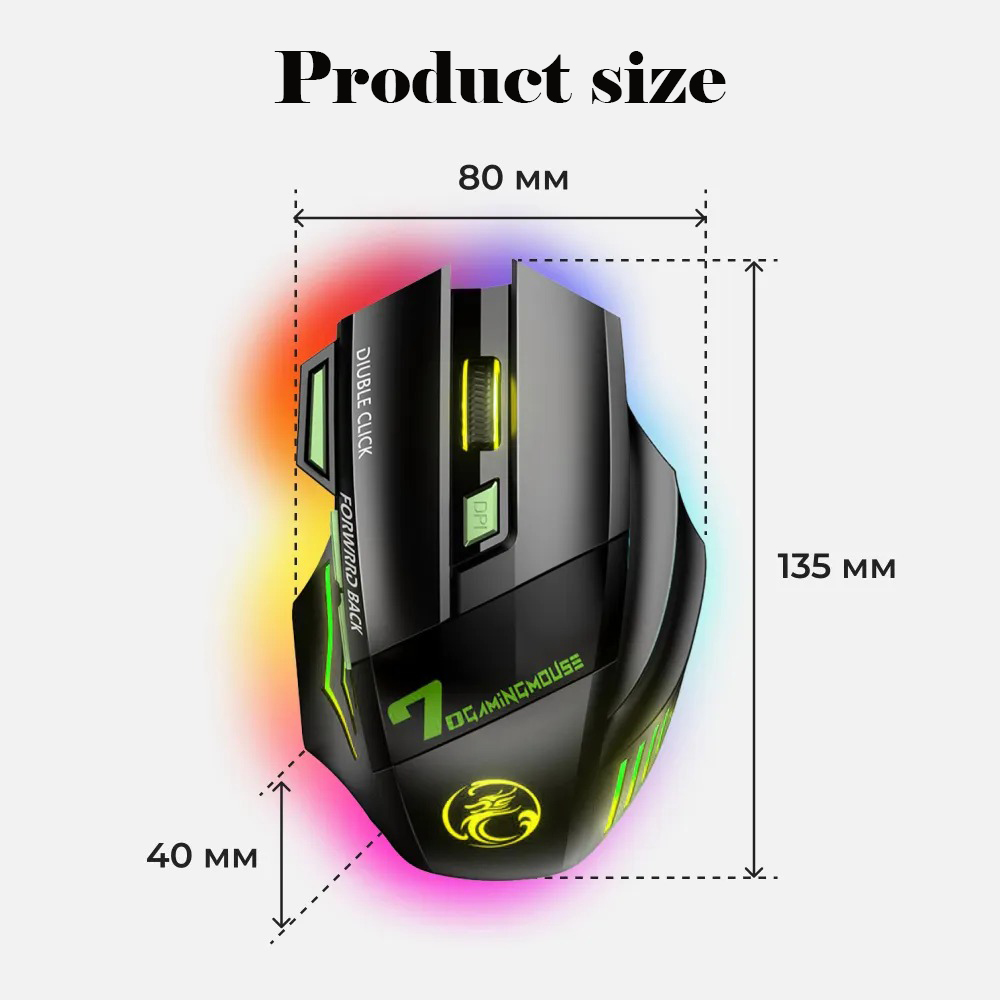 Wireless Gaming Mouse Portable - Gaming Keyboard Bluetooth avis et prix