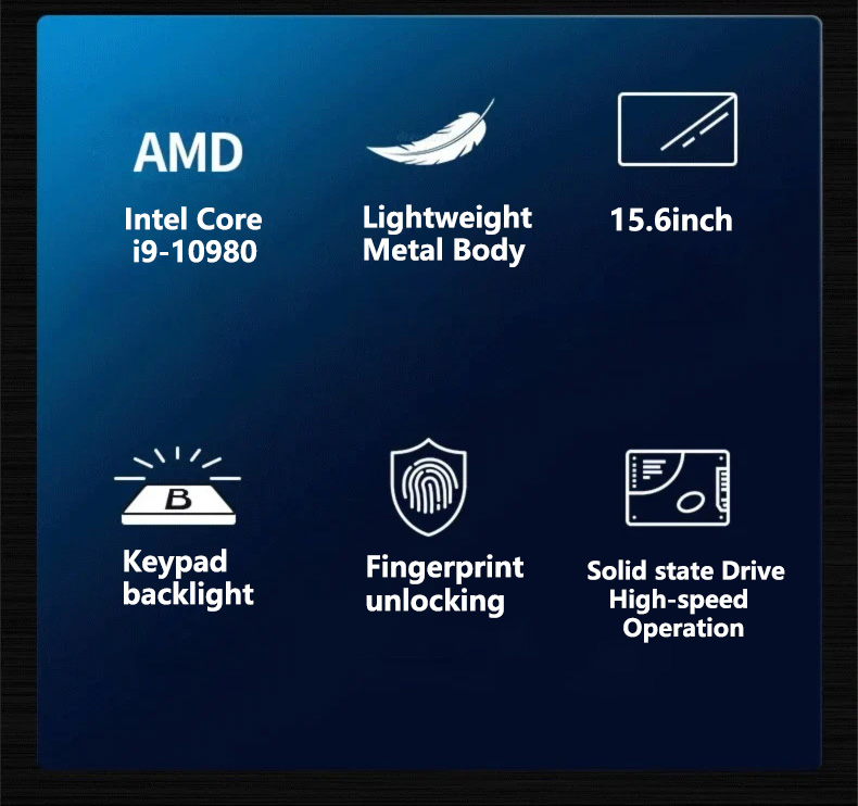 LENO 15.6 Inch Intel Core i9-1 - Keyboard Gaming Mac avis et prix