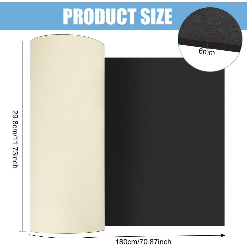 70x11.8 inch Black Self Adhesi - Pe Foam Sheet avis et prix