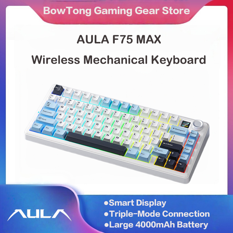 AULA F75 MAX 75% Tri-Mode Mech - Keyboard Gaming Mac avis et prix
