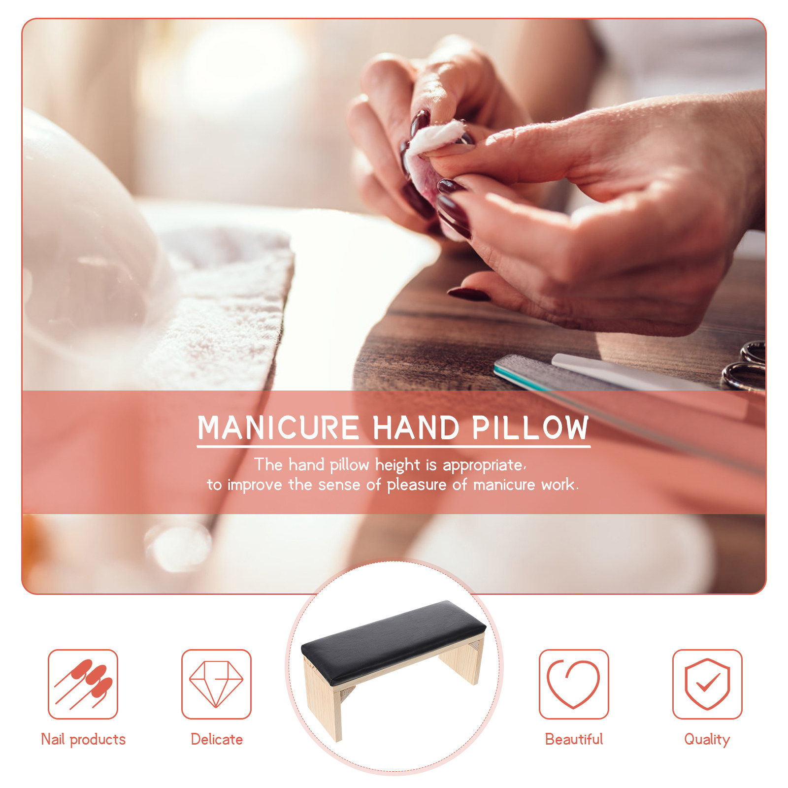 1Pcs Wooden Wrist Rest Pillow  - Wrist Rest Wood avis et prix