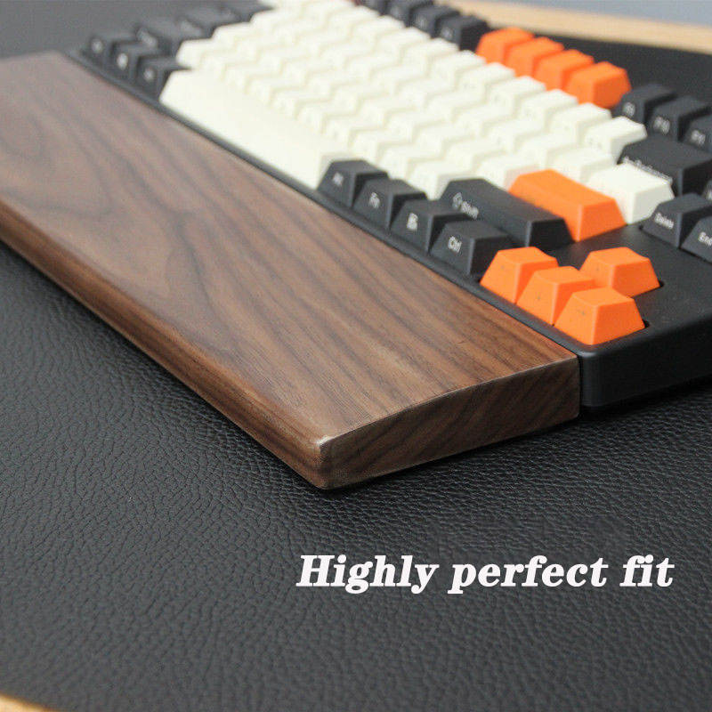 Walnut Wood Mechanical Keyboar - Wrist Rest Wood avis et prix