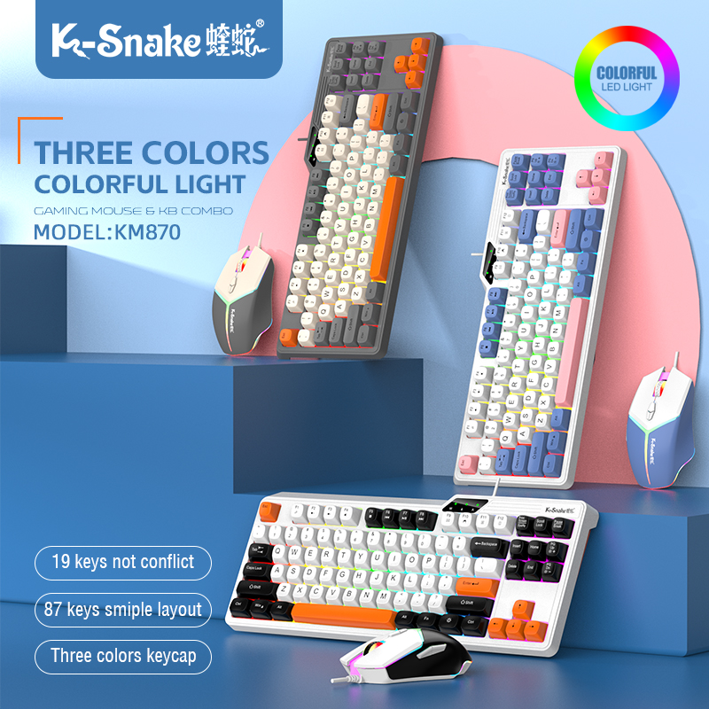 Wired Keyboard and Mouse Set，1 - Gaming Keyboard Mouse Set avis et prix