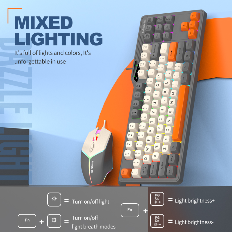 Wired Keyboard and Mouse Set，1 - Gaming Keyboard Mouse Set avis et prix