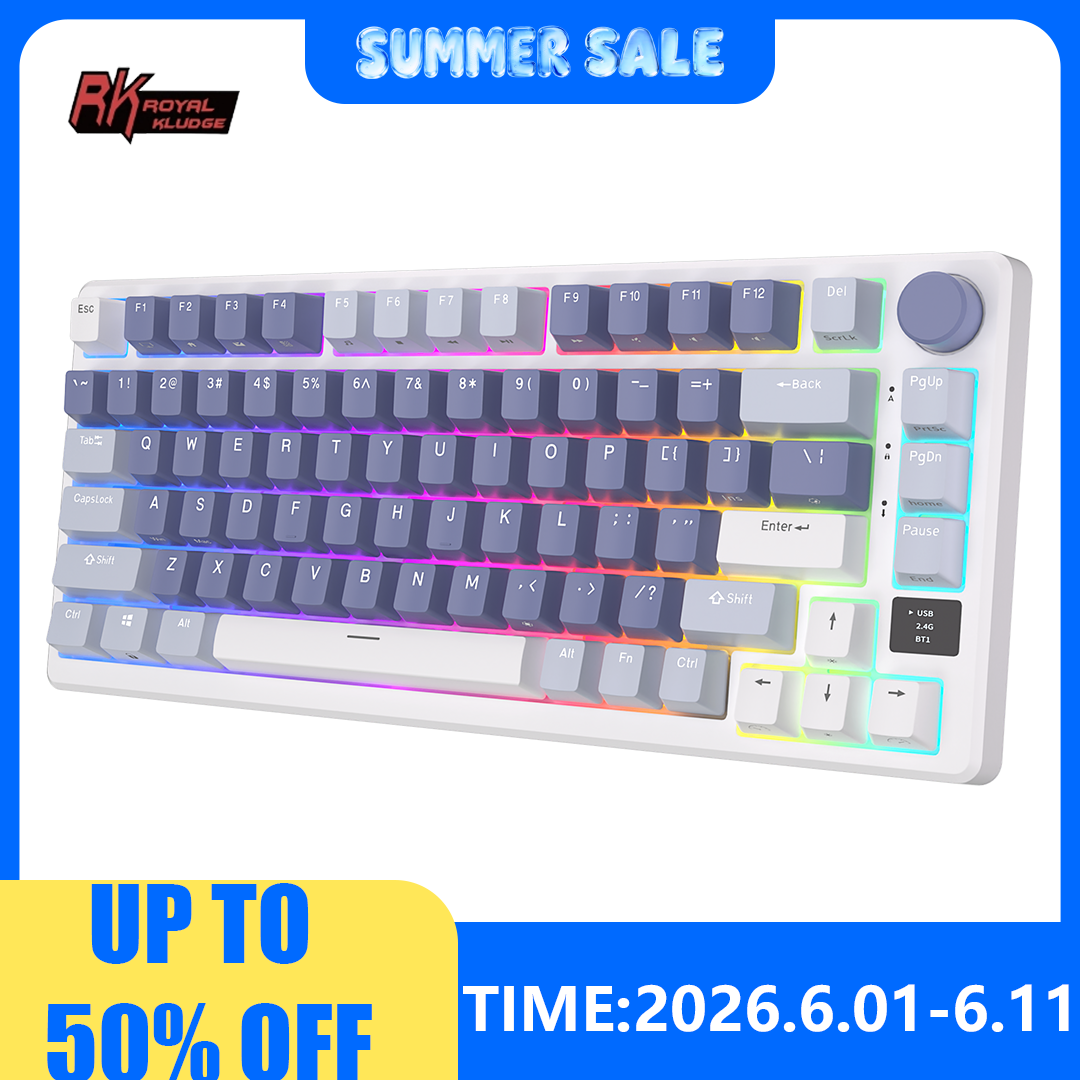 RK ROYAL KLUDGE M75 2.4G Wirel - Gaming Keyboard Mobile avis et prix