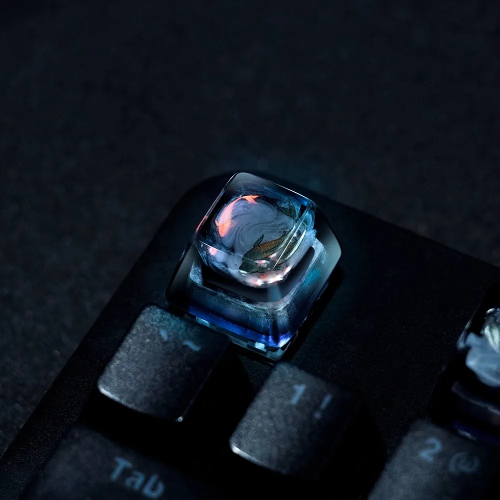 Original Chinese Style Koi Fis - Keyboard Gaming Transparent avis et prix