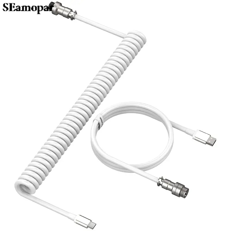 Coiled Mechanical Keyboard Cab - Gaming Keyboard Types avis et prix