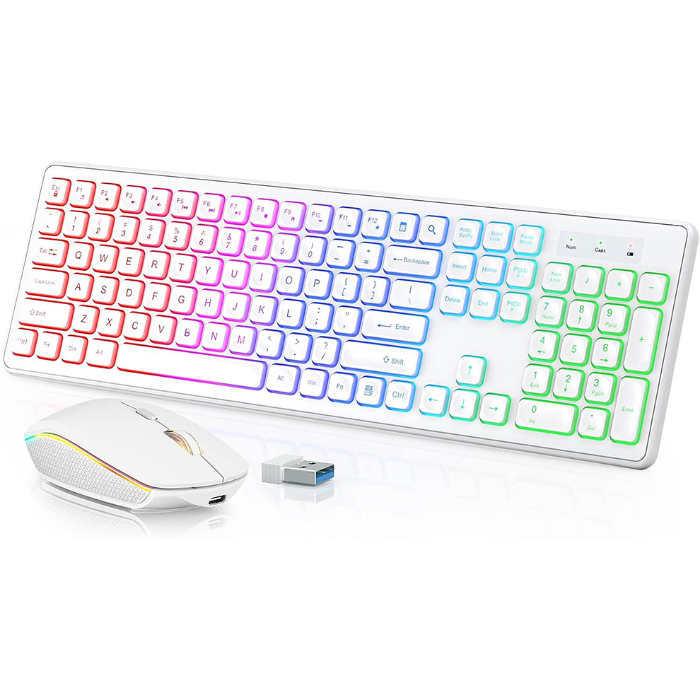 Backlit Wireless Keyboard and  - Gaming Keyboard Mouse Set avis et prix