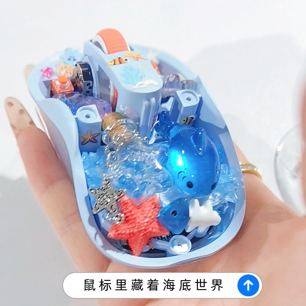 Whale/Starfish Handmade Transp - Keyboard Gaming Transparent avis et prix