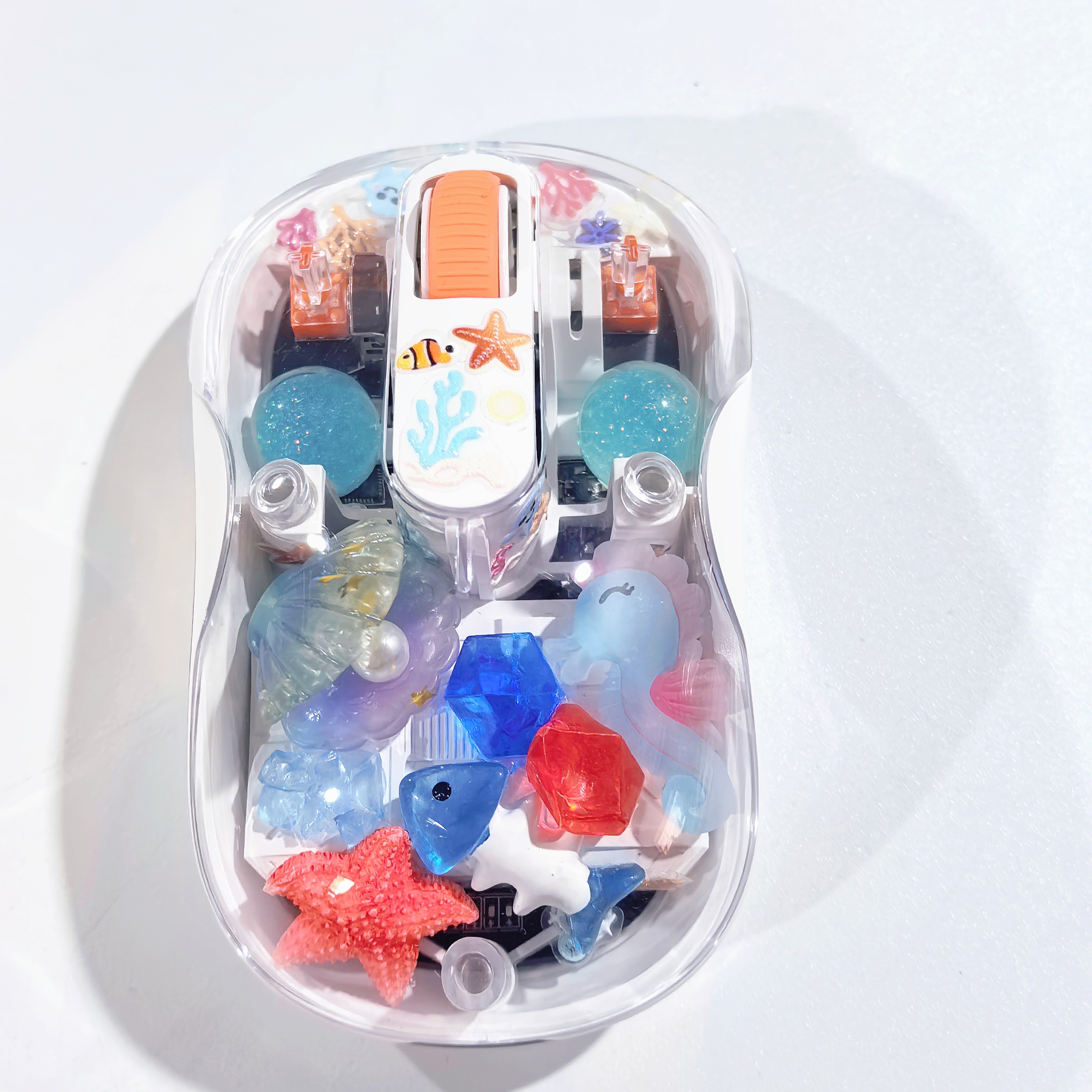 Whale/Starfish Handmade Transp - Keyboard Gaming Transparent avis et prix