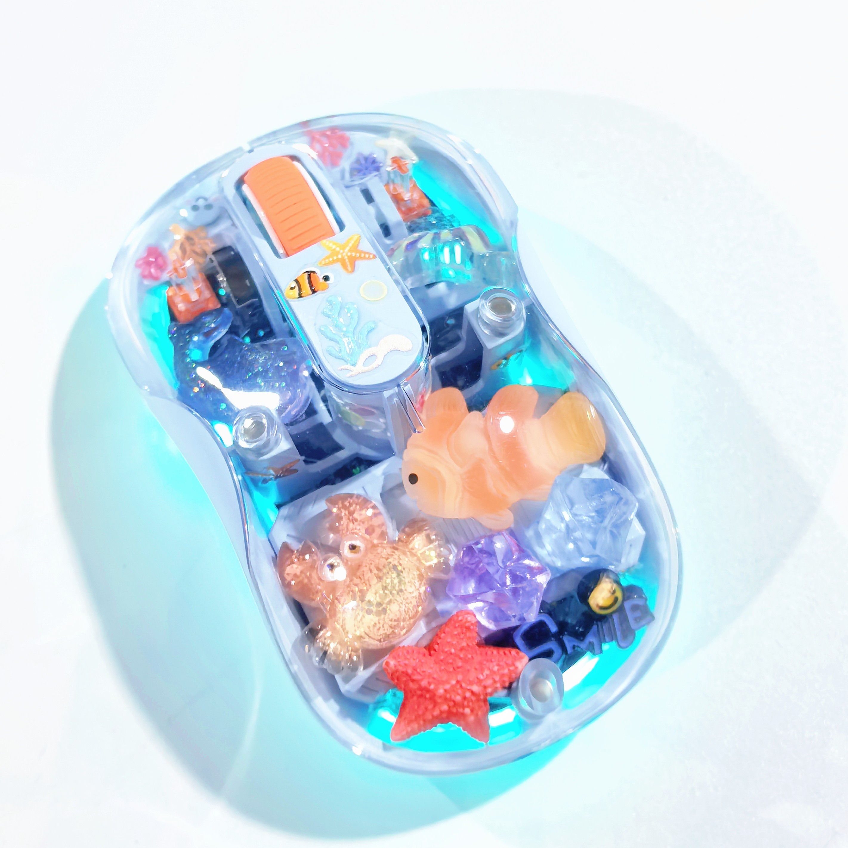 Whale/Starfish Handmade Transp - Keyboard Gaming Transparent avis et prix